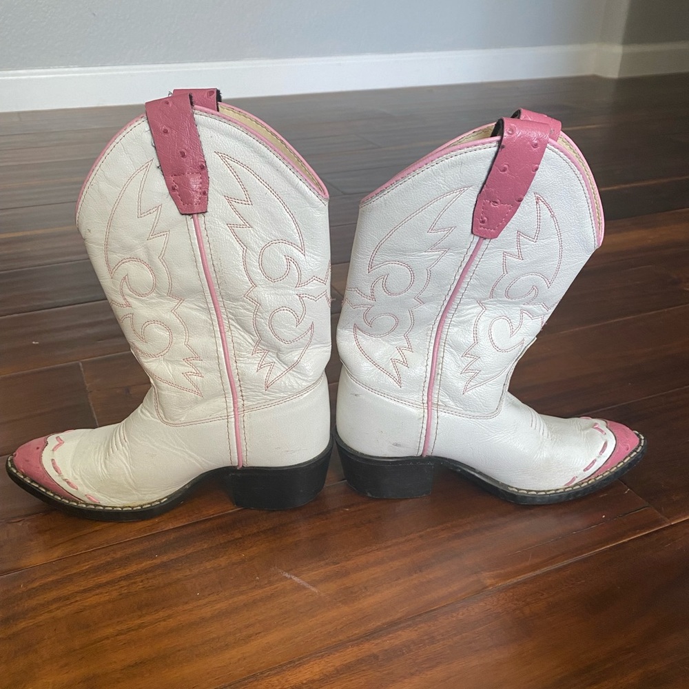 Old West Leather Kid’s Western Boot